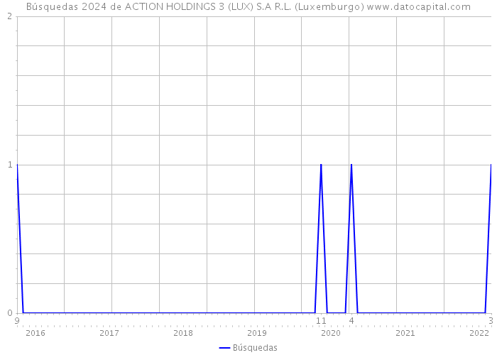 Búsquedas 2024 de ACTION HOLDINGS 3 (LUX) S.A R.L. (Luxemburgo) 