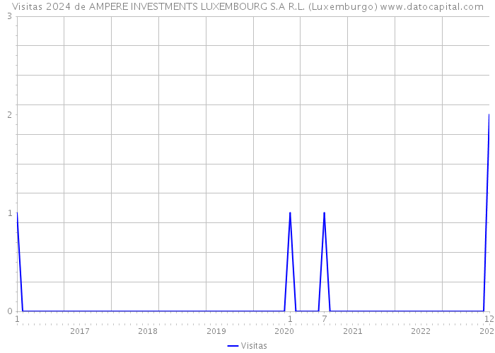 Visitas 2024 de AMPERE INVESTMENTS LUXEMBOURG S.A R.L. (Luxemburgo) 
