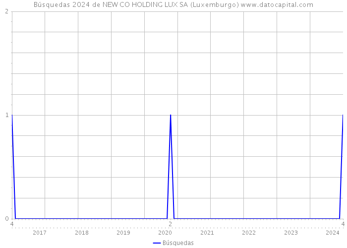 Búsquedas 2024 de NEW CO HOLDING LUX SA (Luxemburgo) 