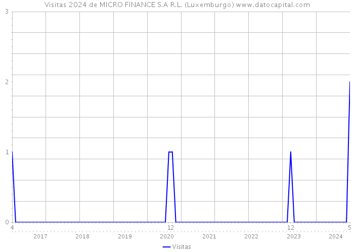 Visitas 2024 de MICRO FINANCE S.A R.L. (Luxemburgo) 