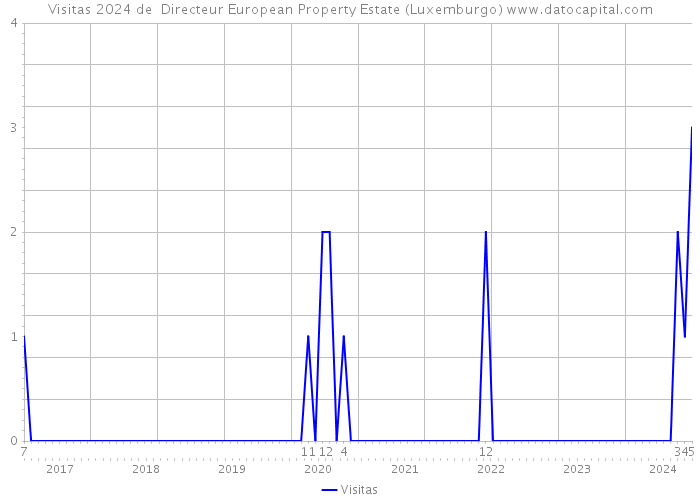 Visitas 2024 de Directeur European Property Estate (Luxemburgo) 