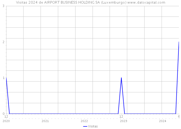 Visitas 2024 de AIRPORT BUSINESS HOLDING SA (Luxemburgo) 