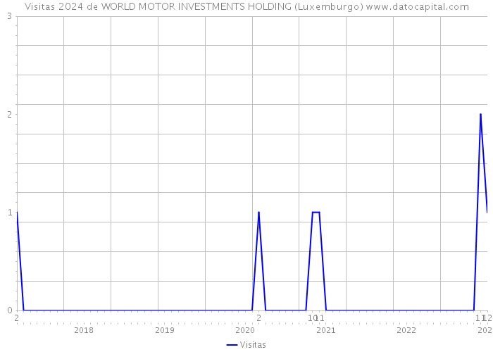 Visitas 2024 de WORLD MOTOR INVESTMENTS HOLDING (Luxemburgo) 