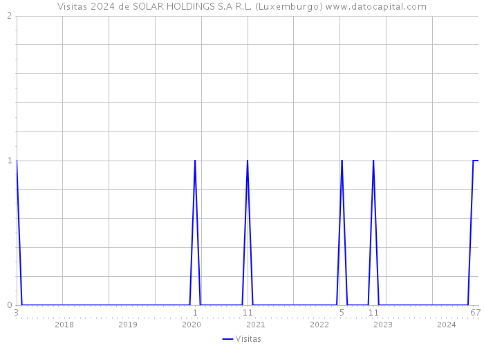Visitas 2024 de SOLAR HOLDINGS S.A R.L. (Luxemburgo) 
