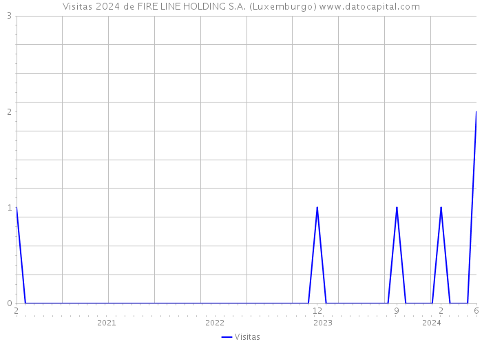 Visitas 2024 de FIRE LINE HOLDING S.A. (Luxemburgo) 