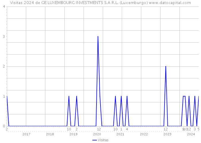 Visitas 2024 de GE LUXEMBOURG INVESTMENTS S.A R.L. (Luxemburgo) 