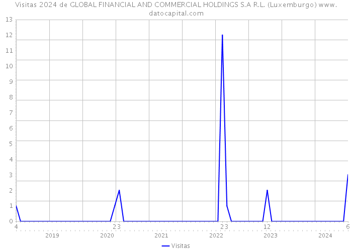 Visitas 2024 de GLOBAL FINANCIAL AND COMMERCIAL HOLDINGS S.A R.L. (Luxemburgo) 