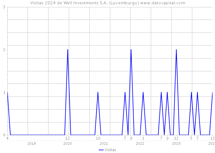 Visitas 2024 de Well Investments S.A. (Luxemburgo) 