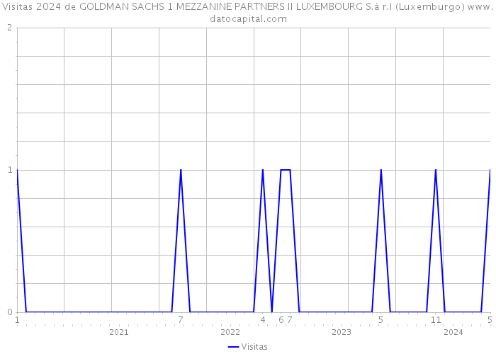 Visitas 2024 de GOLDMAN SACHS 1 MEZZANINE PARTNERS II LUXEMBOURG S.à r.l (Luxemburgo) 