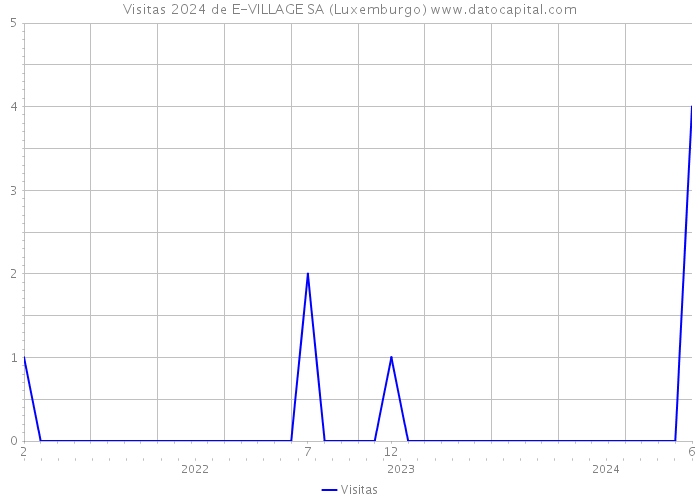 Visitas 2024 de E-VILLAGE SA (Luxemburgo) 