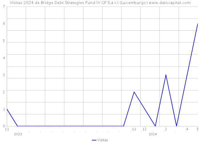 Visitas 2024 de Bridge Debt Strategies Fund IV GP S.à r.l (Luxemburgo) 