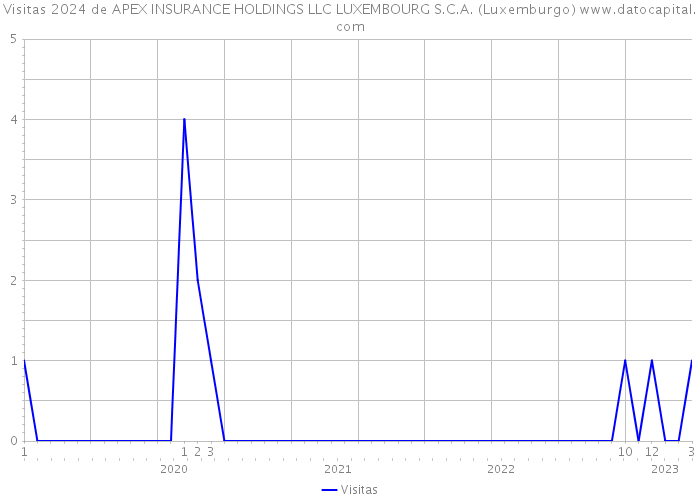 Visitas 2024 de APEX INSURANCE HOLDINGS LLC LUXEMBOURG S.C.A. (Luxemburgo) 