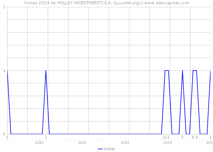Visitas 2024 de HOLLEY INVESTMENTS S.A. (Luxemburgo) 