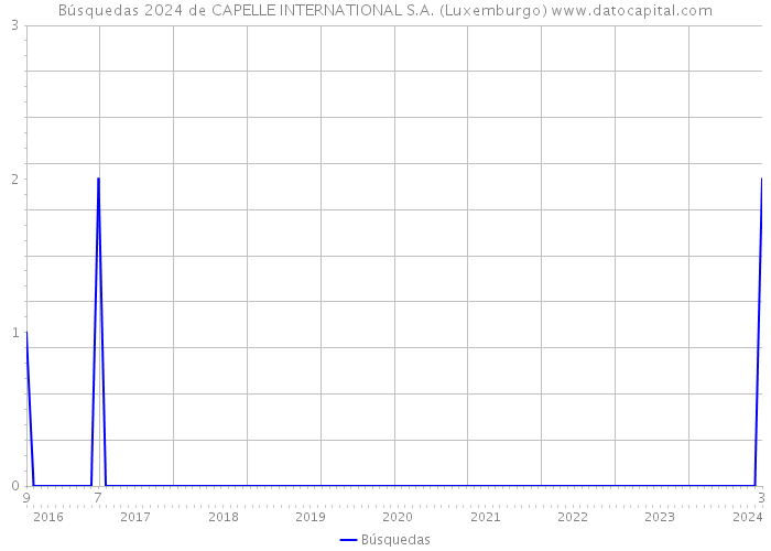 Búsquedas 2024 de CAPELLE INTERNATIONAL S.A. (Luxemburgo) 
