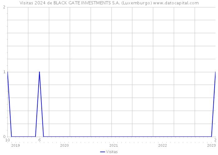 Visitas 2024 de BLACK GATE INVESTMENTS S.A. (Luxemburgo) 