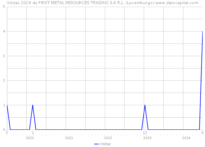 Visitas 2024 de FIRST METAL RESOURCES TRADING S.A R.L. (Luxemburgo) 