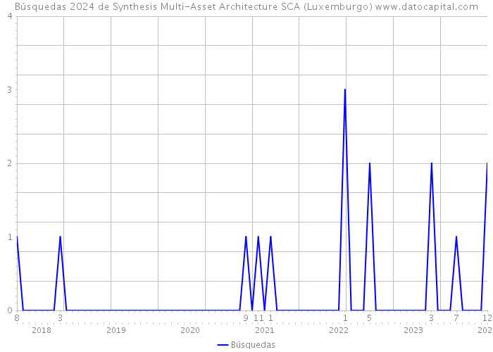 Búsquedas 2024 de Synthesis Multi-Asset Architecture SCA (Luxemburgo) 