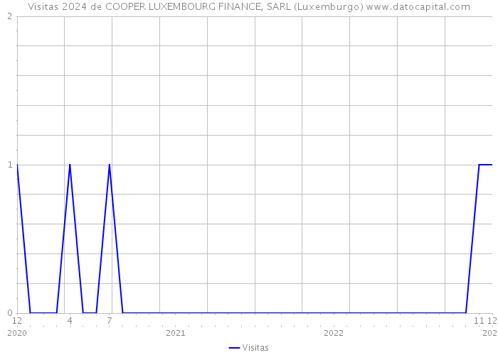Visitas 2024 de COOPER LUXEMBOURG FINANCE, SARL (Luxemburgo) 