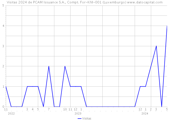 Visitas 2024 de PCAM Issuance S.A., Compt. For-KNI-001 (Luxemburgo) 