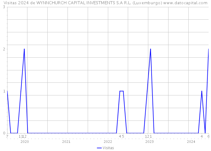 Visitas 2024 de WYNNCHURCH CAPITAL INVESTMENTS S.A R.L. (Luxemburgo) 