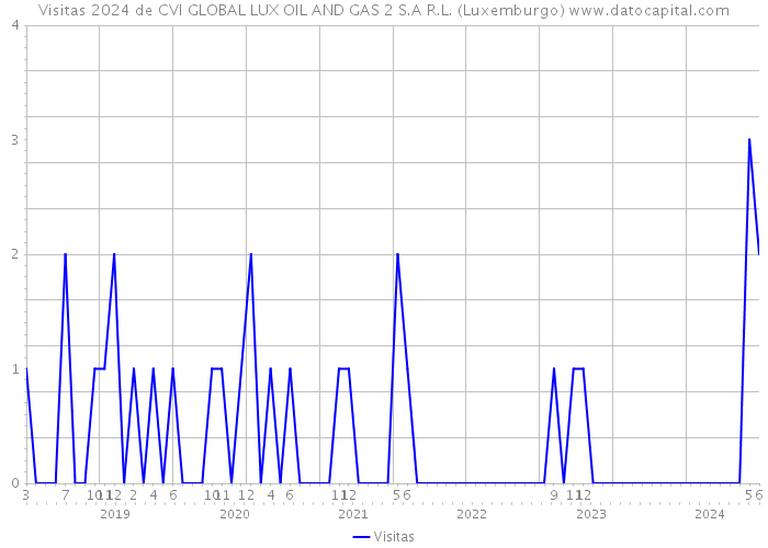 Visitas 2024 de CVI GLOBAL LUX OIL AND GAS 2 S.A R.L. (Luxemburgo) 
