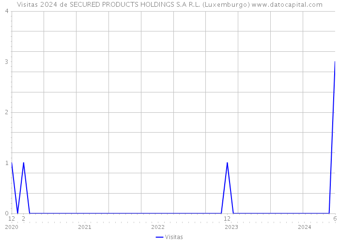 Visitas 2024 de SECURED PRODUCTS HOLDINGS S.A R.L. (Luxemburgo) 