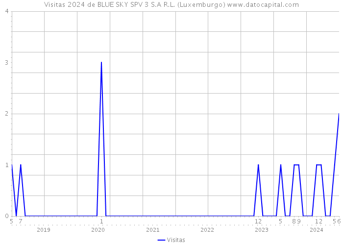 Visitas 2024 de BLUE SKY SPV 3 S.A R.L. (Luxemburgo) 