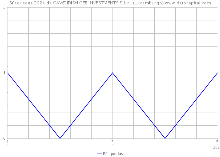 Búsquedas 2024 de CAVENDISH CEE INVESTMENTS S.à r.l (Luxemburgo) 