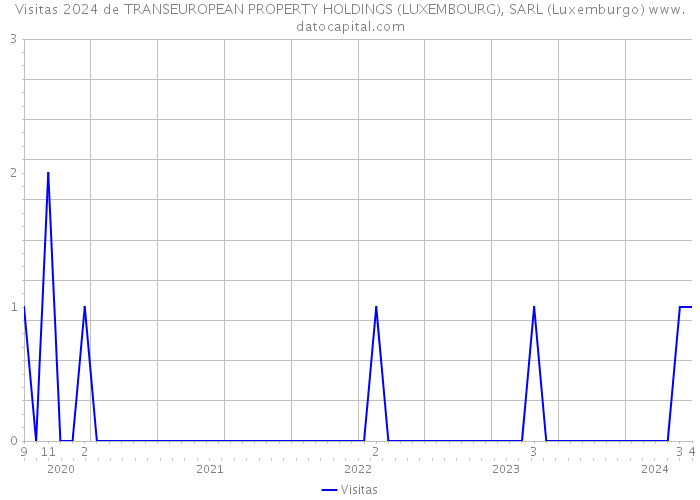 Visitas 2024 de TRANSEUROPEAN PROPERTY HOLDINGS (LUXEMBOURG), SARL (Luxemburgo) 