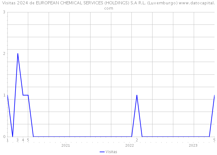 Visitas 2024 de EUROPEAN CHEMICAL SERVICES (HOLDINGS) S.A R.L. (Luxemburgo) 