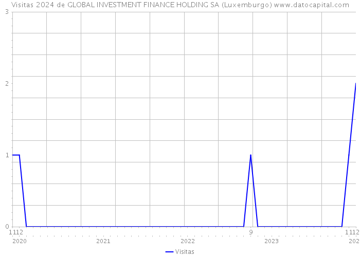 Visitas 2024 de GLOBAL INVESTMENT FINANCE HOLDING SA (Luxemburgo) 