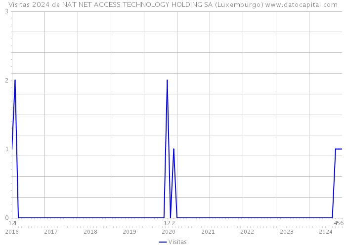Visitas 2024 de NAT NET ACCESS TECHNOLOGY HOLDING SA (Luxemburgo) 