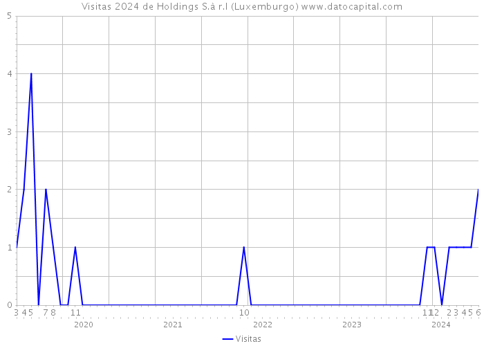 Visitas 2024 de Holdings S.à r.l (Luxemburgo) 