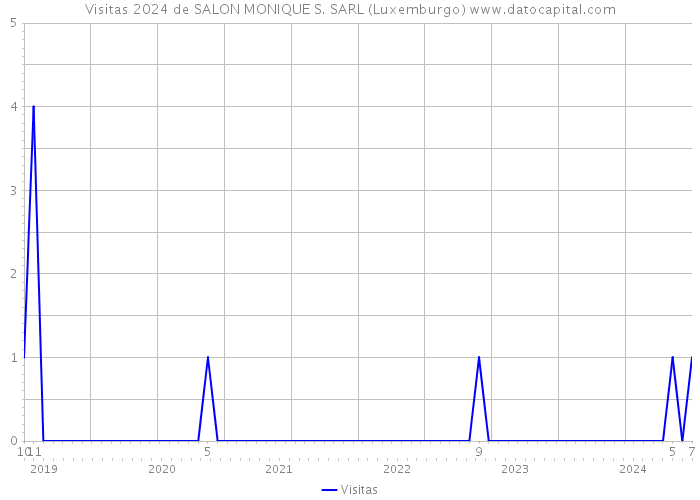 Visitas 2024 de SALON MONIQUE S. SARL (Luxemburgo) 