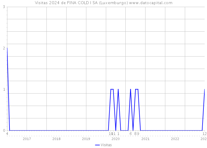Visitas 2024 de FINA COLD I SA (Luxemburgo) 