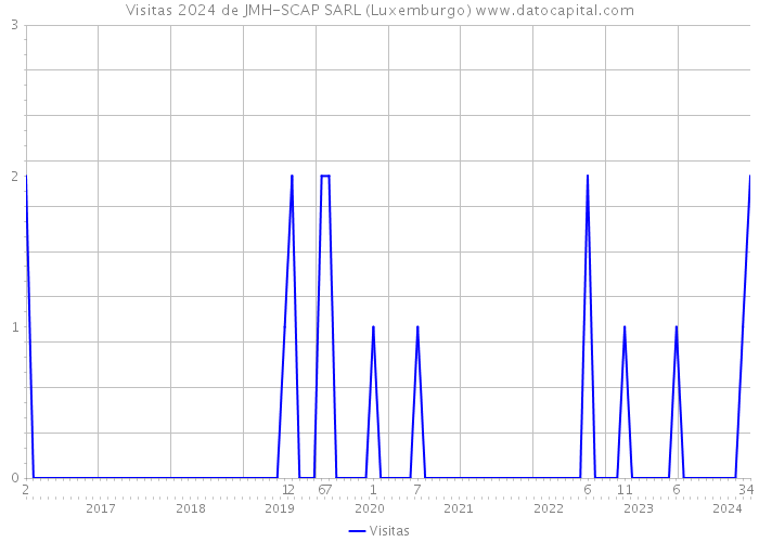Visitas 2024 de JMH-SCAP SARL (Luxemburgo) 