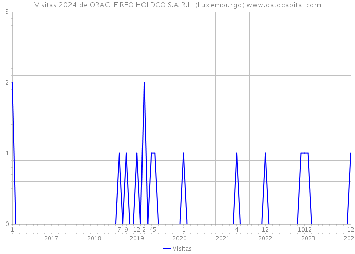 Visitas 2024 de ORACLE REO HOLDCO S.A R.L. (Luxemburgo) 