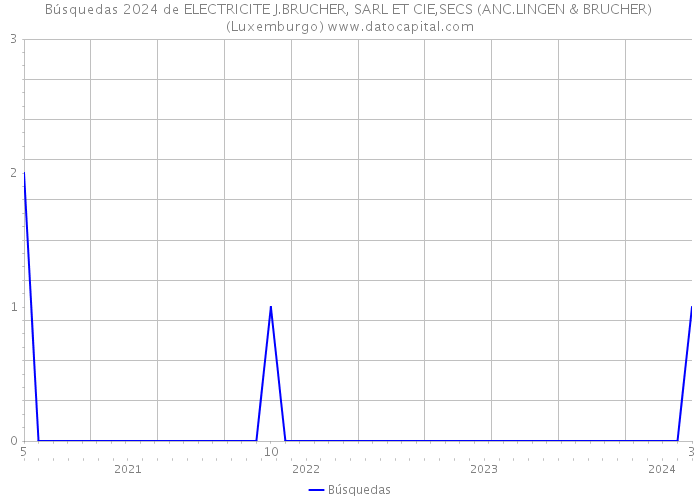 Búsquedas 2024 de ELECTRICITE J.BRUCHER, SARL ET CIE,SECS (ANC.LINGEN & BRUCHER) (Luxemburgo) 