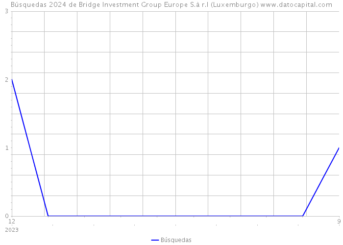 Búsquedas 2024 de Bridge Investment Group Europe S.à r.l (Luxemburgo) 