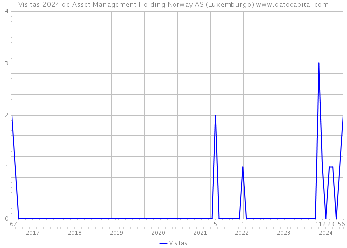 Visitas 2024 de Asset Management Holding Norway AS (Luxemburgo) 