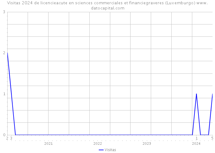Visitas 2024 de licencieacute en sciences commerciales et financiegraveres (Luxemburgo) 