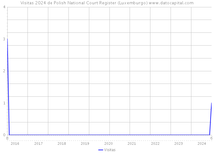 Visitas 2024 de Polish National Court Register (Luxemburgo) 