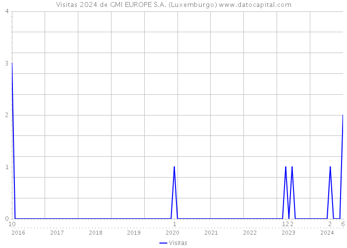 Visitas 2024 de GMI EUROPE S.A. (Luxemburgo) 