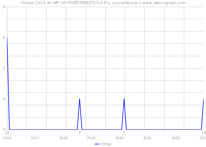 Visitas 2024 de WP XIII INVESTMENTS S.A R.L. (Luxemburgo) 