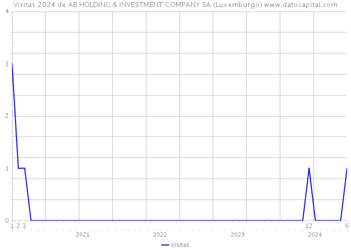 Visitas 2024 de AB HOLDING & INVESTMENT COMPANY SA (Luxemburgo) 