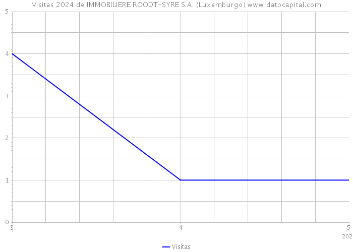 Visitas 2024 de IMMOBILIERE ROODT-SYRE S.A. (Luxemburgo) 