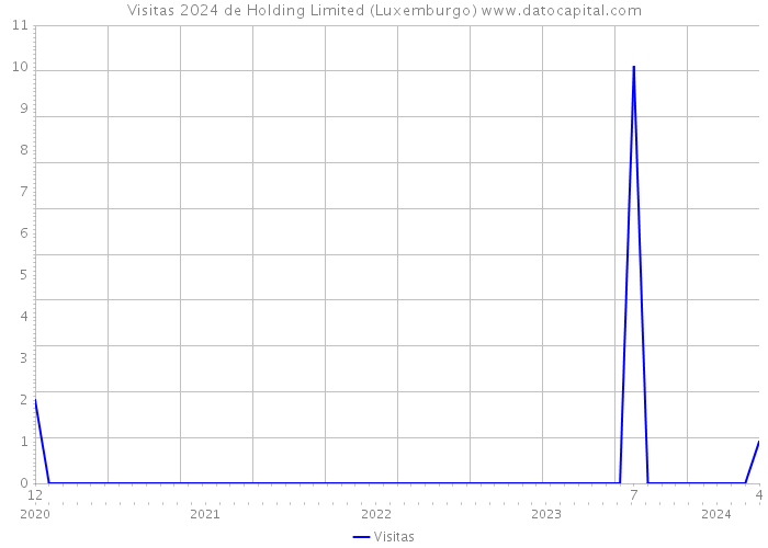 Visitas 2024 de Holding Limited (Luxemburgo) 