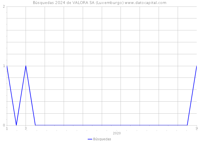 Búsquedas 2024 de VALORA SA (Luxemburgo) 