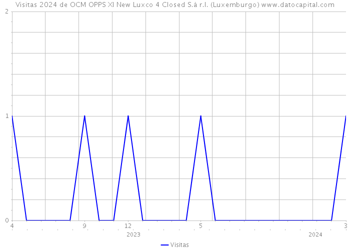 Visitas 2024 de OCM OPPS XI New Luxco 4 Closed S.à r.l. (Luxemburgo) 