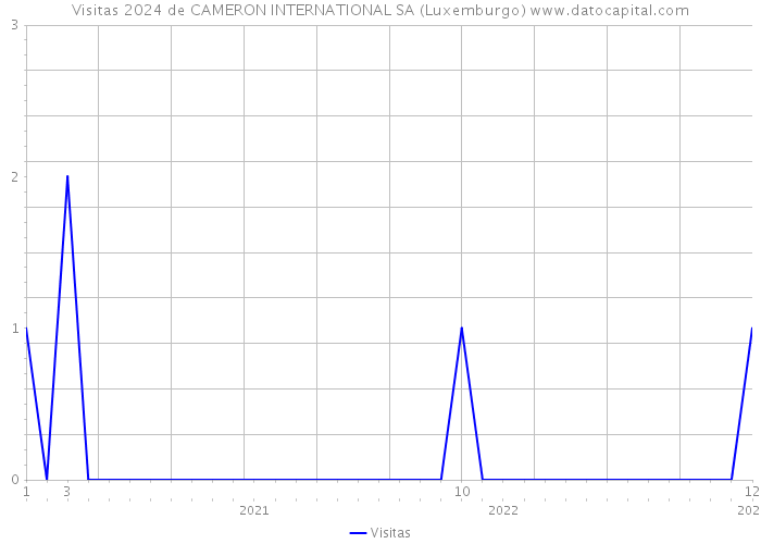 Visitas 2024 de CAMERON INTERNATIONAL SA (Luxemburgo) 